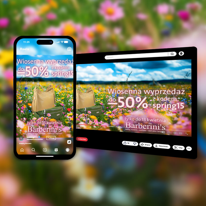 Wiosenna wyprzedaż – kampania reklamowa promocji sezonowej