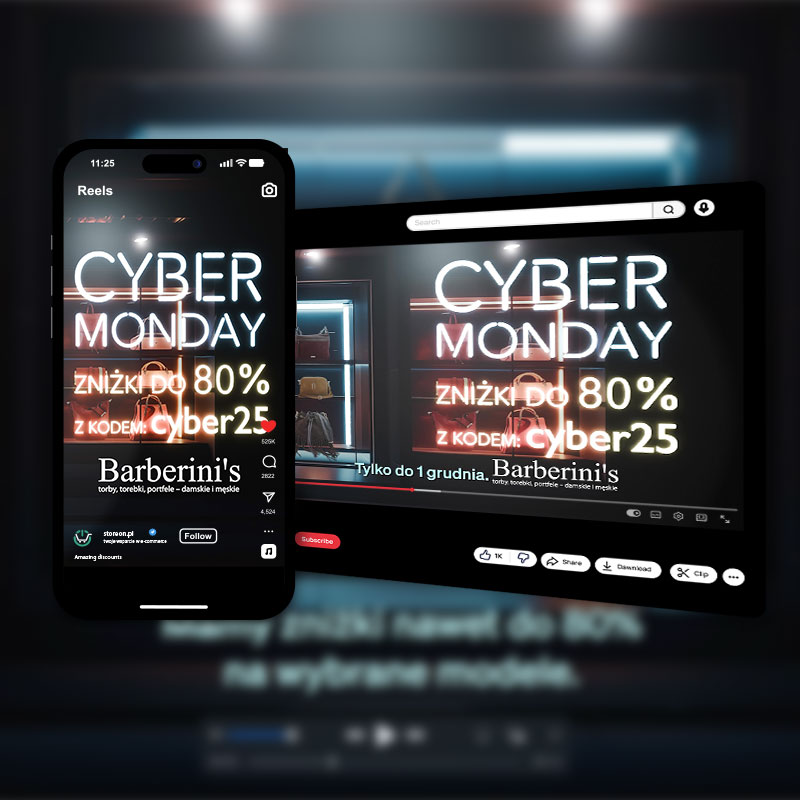 Cyber Monday Barberinis – kampania reklamowa video i social media