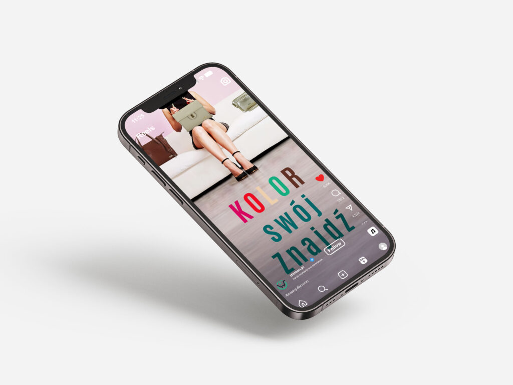 kampania reklamowa personalizacji stylu Barberinis produkty według kolorów reklama lifestyle social media e-commerce